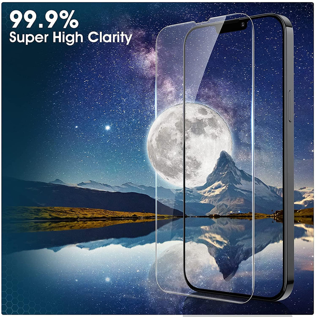 2 x Schutzglas 9H für iPhone