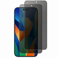 2 x Privacy Schutzglas 9H für iPhone