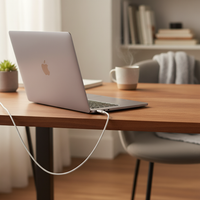 1 m USB-C Schnelllade- & Datenkabel für MacBook, Laptop, Smartphone & Tablet