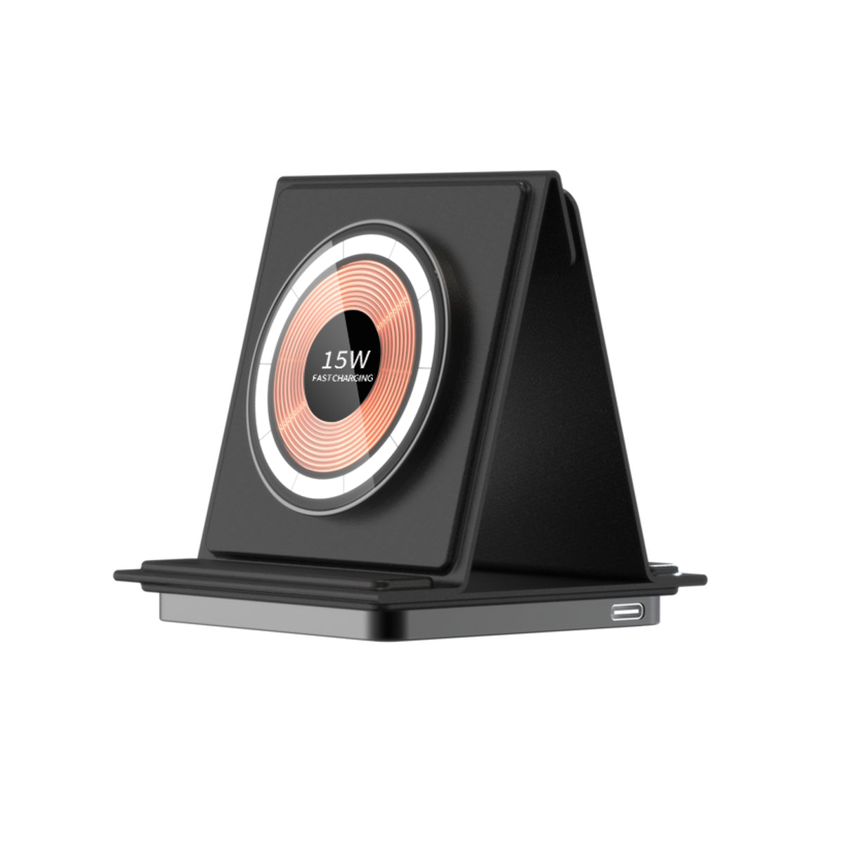 Faltbare 4 in 1 kabellose Ladestation für iPhone, AirPods und Apple Watch [LED Licht]
