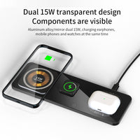 4 in 1 kabellose Ladestation für iPhone, AirPods und Apple Watch