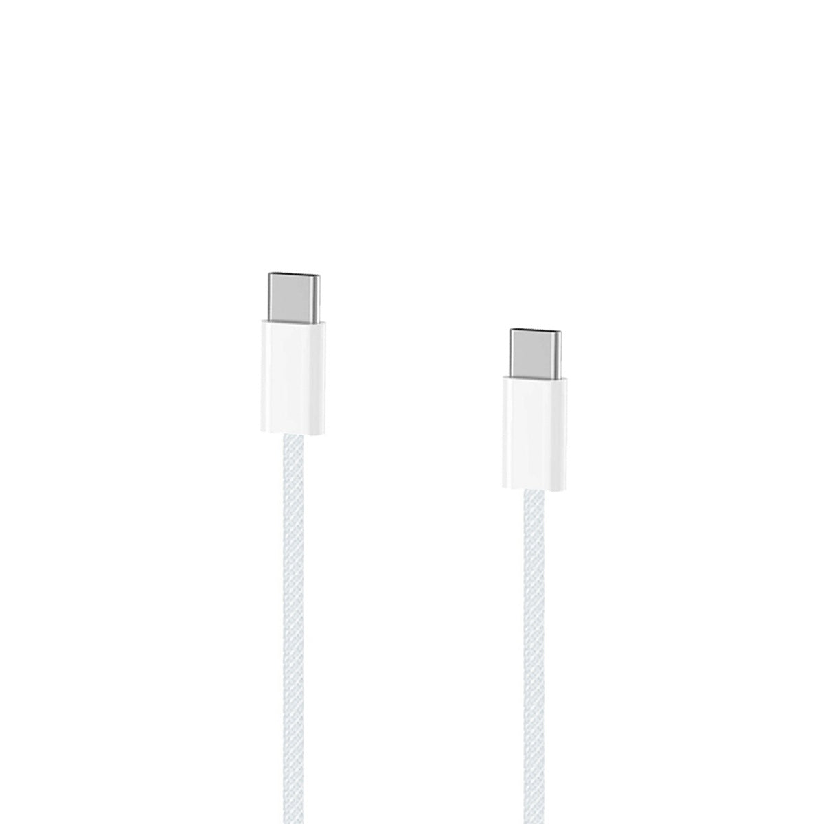 Ladeset [USB-C auf USB-C],25w Adapter Weiß, 1 Meter -Gewebt-