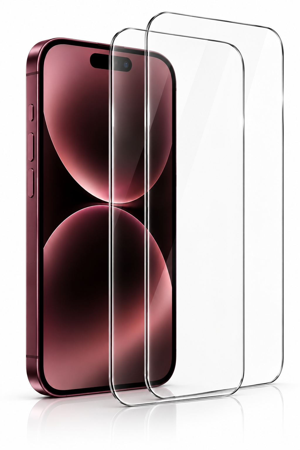 2 x Schutzglas 9H für iPhone