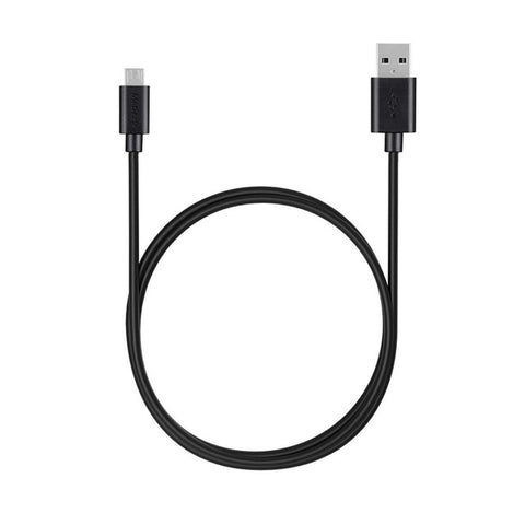 Ladekabel Micro-USB passt für Galaxy S7 Edge, S6, S5, S4, A8, A7, A6 [Schwarz]